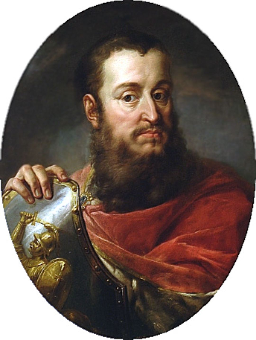 Portrait of Wladislaus II Jagiello, vintage artwork by Marcello Bacciarelli, 12x8" (A4) Poster