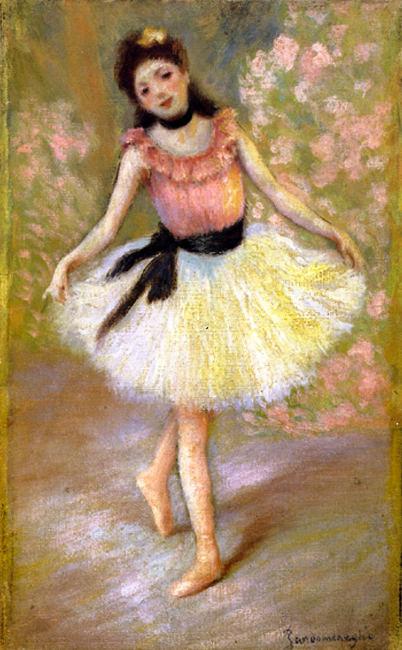 Ballerina, vintage artwork by Federico Zandomeneghi, 12x8" (A4) Poster