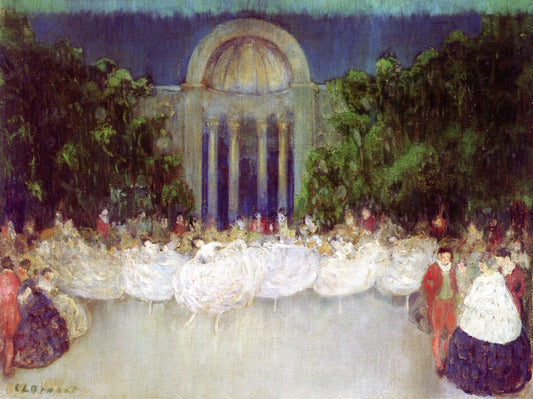 At the Ballet, vintage artwork by Everett Lloyd Bryant, 12x8" (A4) Poster
