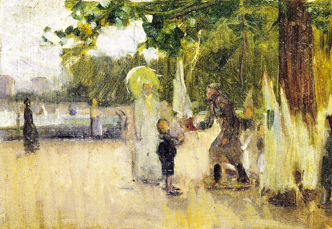 The Man Who Rented Boats by Henry Ossawa Tanner,A3(16x12")Poster