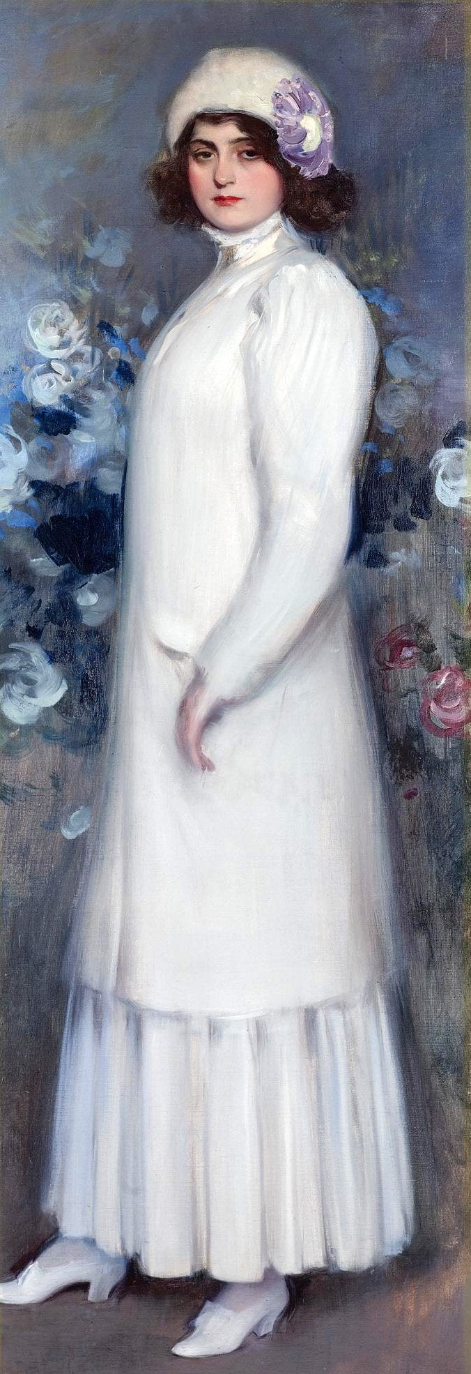 The English Lady by Ramon Casas y Carbo,A3(16x12")Poster