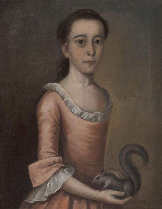 Rebecca Orne, vintage artwork by Joseph Badger, 12x8" (A4) Poster