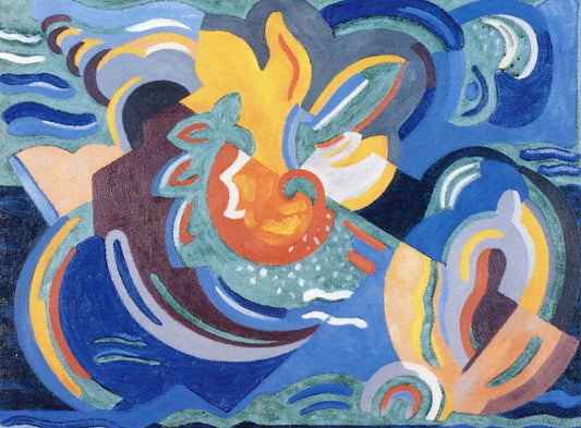 Flower Form by Mainie Jellett,16x12(A3) Poster