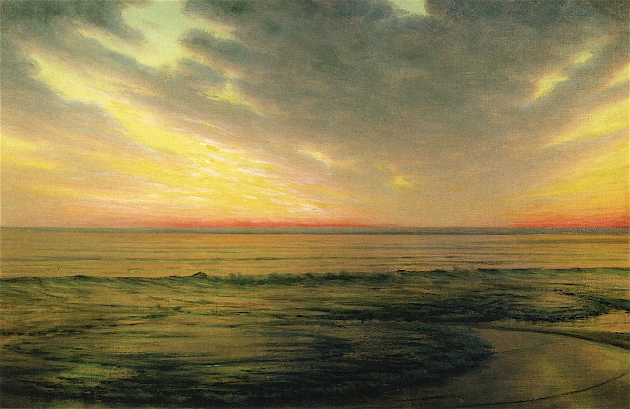 Low Tide, Brittany by Alexander Harrison,A3(16x12")Poster