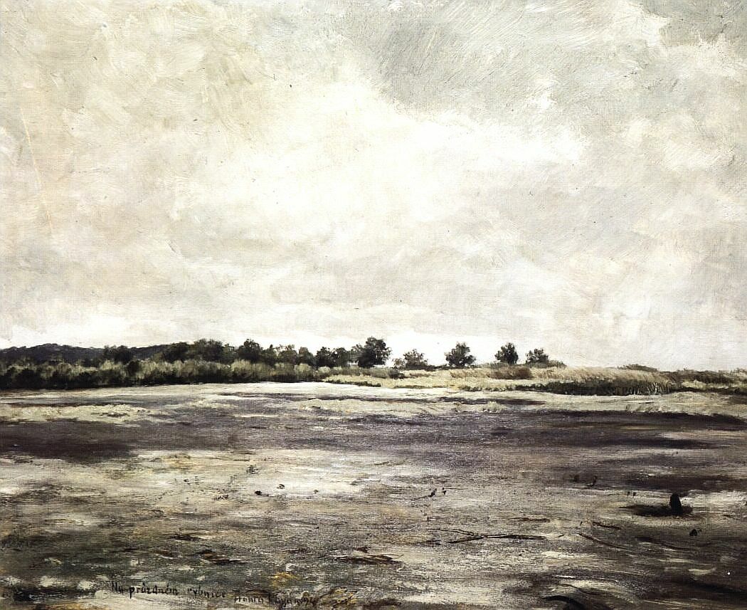 An Empty pond, vintage artwork by František Kaván, 12x8" (A4) Poster