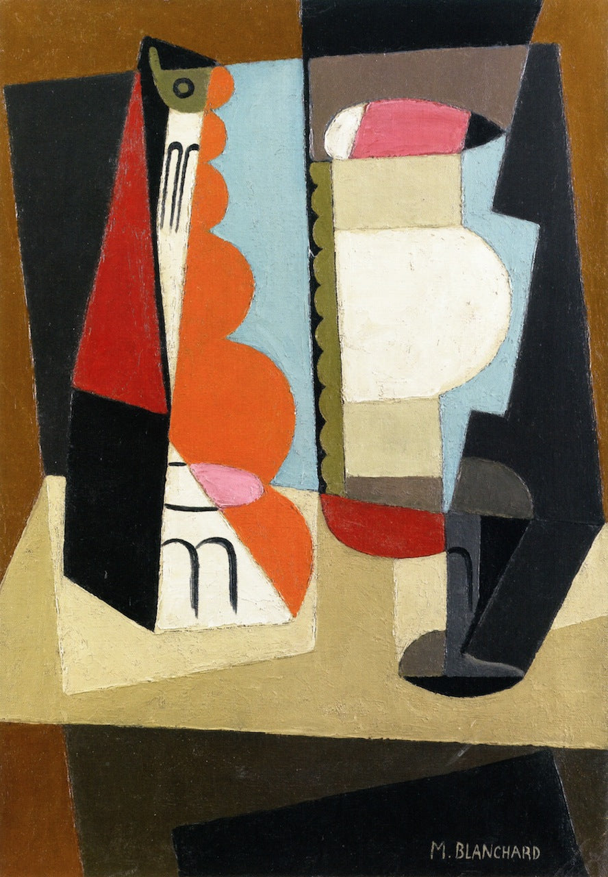 Cubist Still LIfe by Maria Blanchard,16x12(A3) Poster