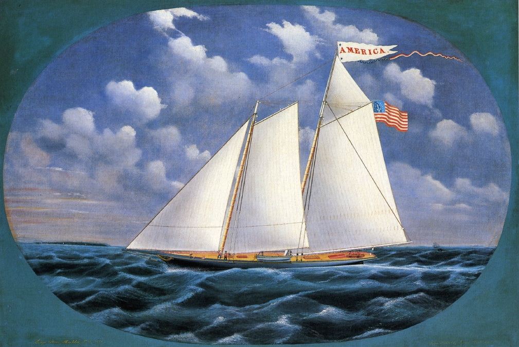 America, vintage artwork by James Bard, A3 (16x12") Poster Print