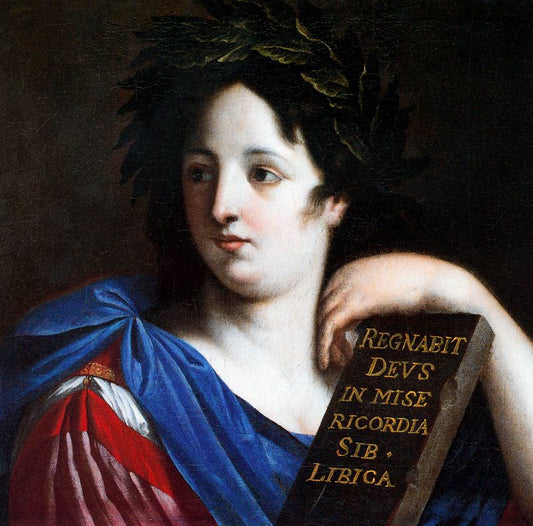 Sibila Líbica, vintage artwork by Lorenzo Pasinelli, 12x8" (A4) Poster