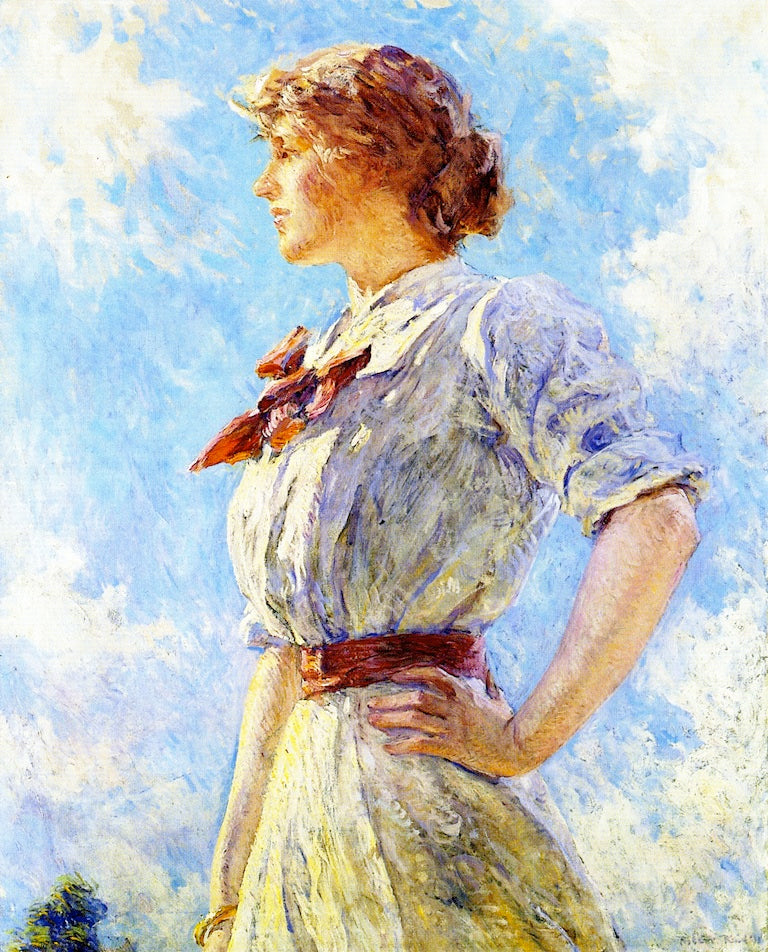 Against the Sky by Robert Lewis Reid,A3(16x12")Poster