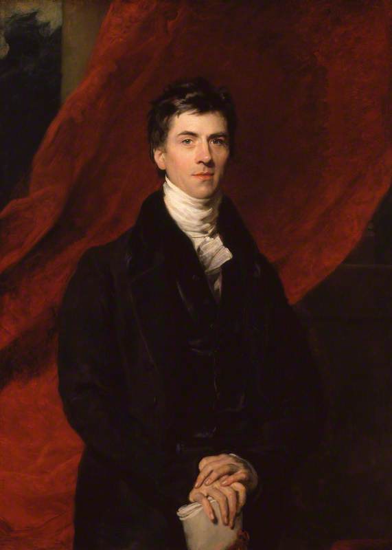 Henry Brougham, 1st Baron Brougham and Vaux, vintage artwork by Thomas Lawrence, 12x8" (A4) Poster