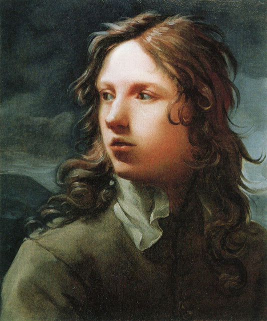 Young Man in a Grey Jacket, vintage artwork by Michiel Sweerts, 12x8" (A4) Poster