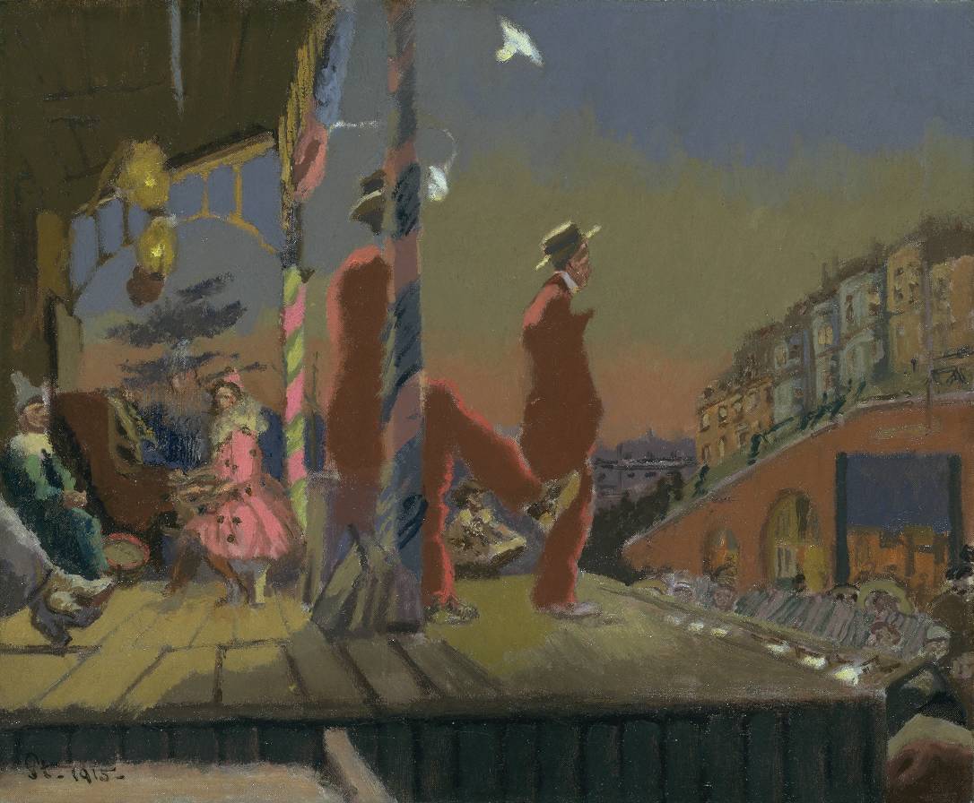 Brighton Pierrots, vintage artwork by Walter Richard Sickert, 12x8" (A4) Poster