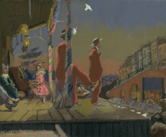 Brighton Pierrots, vintage artwork by Walter Richard Sickert, 12x8" (A4) Poster