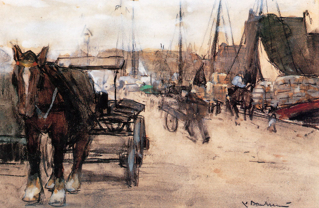 At The Harbour by Floris Arntzenius,A3(16x12")Poster