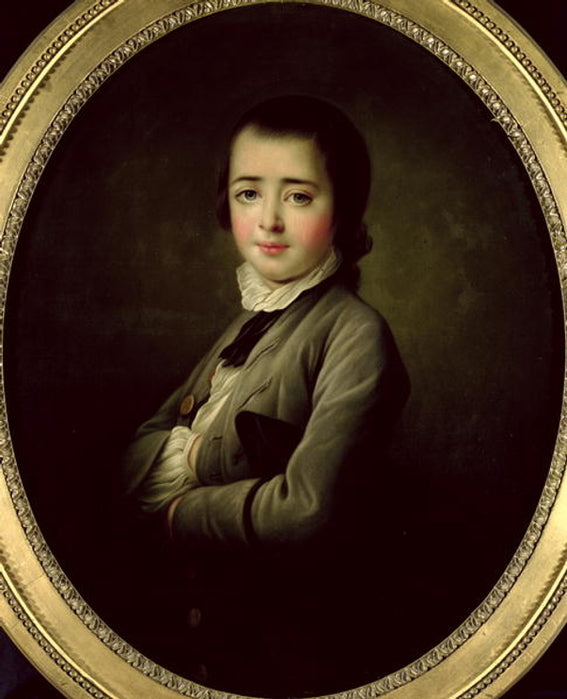 Henry Edward Fox, vintage artwork by François-Hubert Drouais, 12x8" (A4) Poster