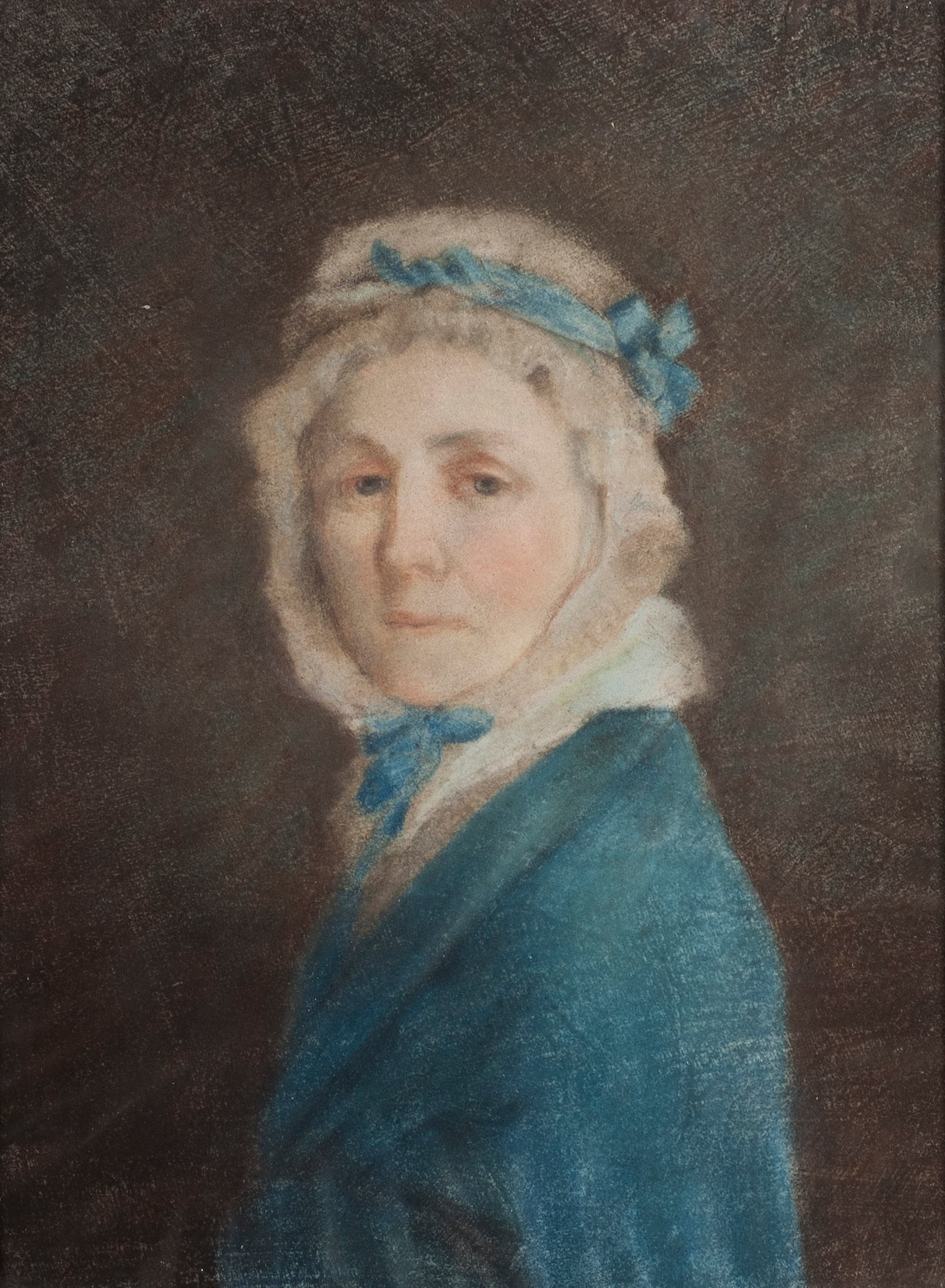 Portrait of Maria Stromilova, vintage artwork by Alexei Venetsianov, 12x8" (A4) Poster