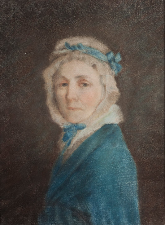 Portrait of Maria Stromilova, vintage artwork by Alexei Venetsianov, 12x8" (A4) Poster