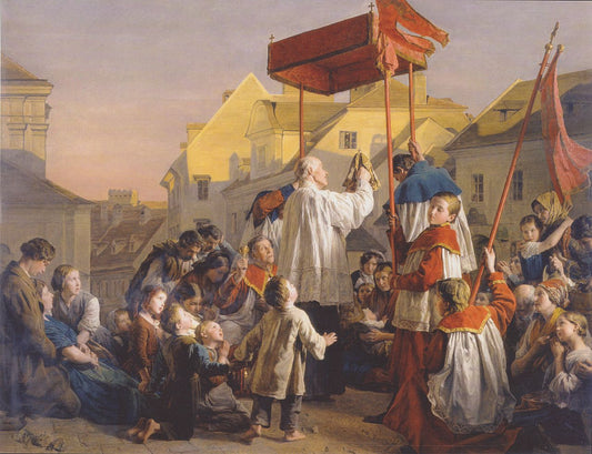 Blessing, vintage artwork by Ferdinand Georg Waldmüller, A3 (16x12") Poster Print