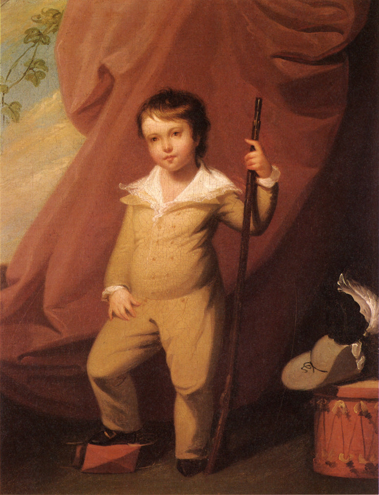 Philip Church, vintage artwork by John Trumbull, 12x8" (A4) Poster