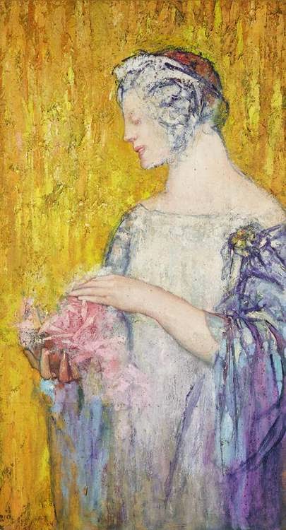 Woman with Perfume by Pierre Berronneau,A3(16x12")Poster