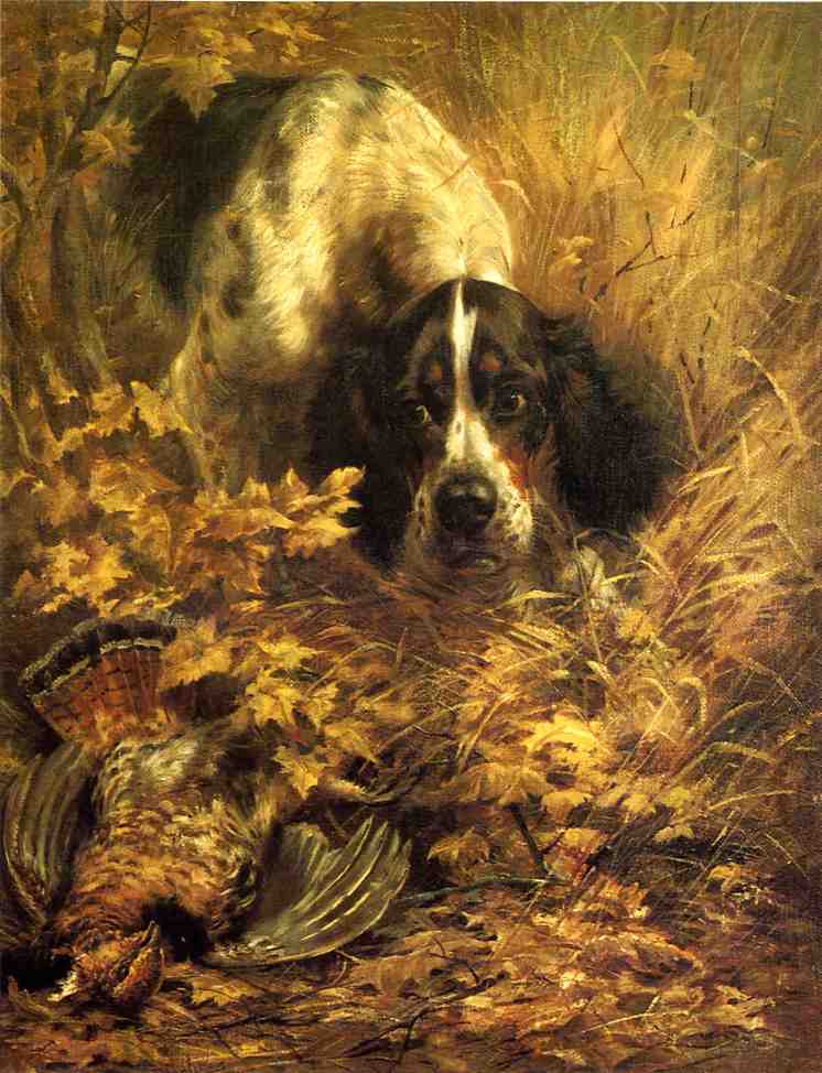 Retrieving by Edmond H. Osthaus,A3(16x12")Poster