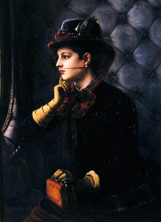 The Departure, vintage artwork by Cesar Pattein, 12x8" (A4) Poster