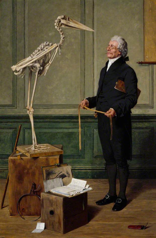 Science is Measurement, vintage artwork by Henry Stacy Marks, 12x8" (A4) Poster