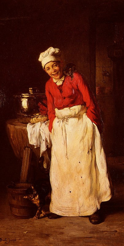The Little Cook by Claude Joseph Bail,A3(16x12")Poster
