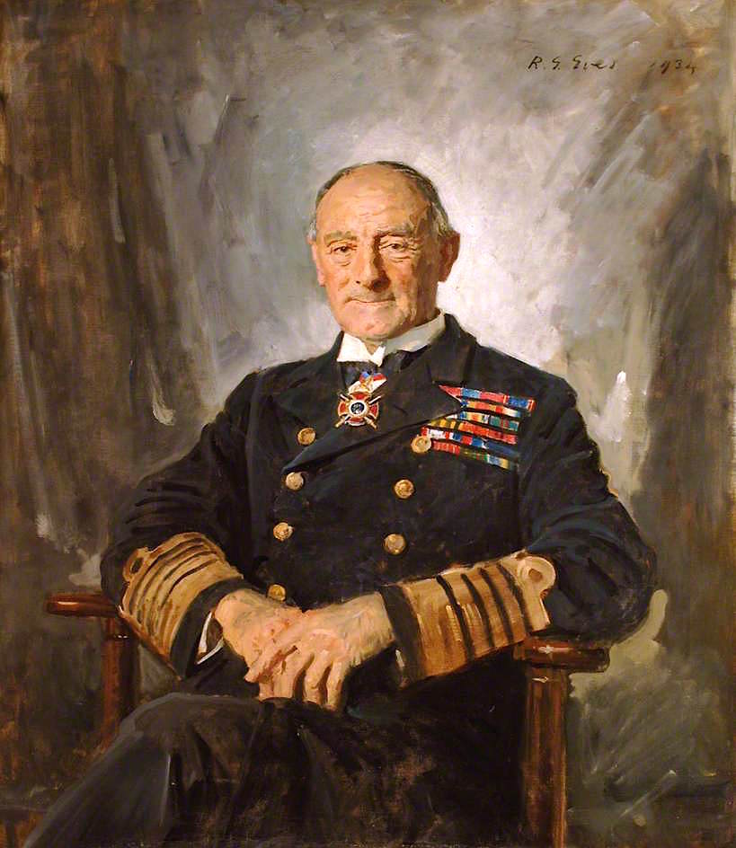 leet Earl Jellicoe, OM, GCB, GCVO by Reginald Grenville Eves,16x12(A3) Poster