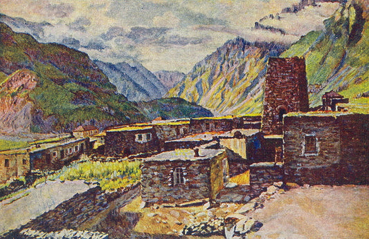 Georgia. View of the Darial Gorge by Ilya Mashkov,16x12(A3) Poster