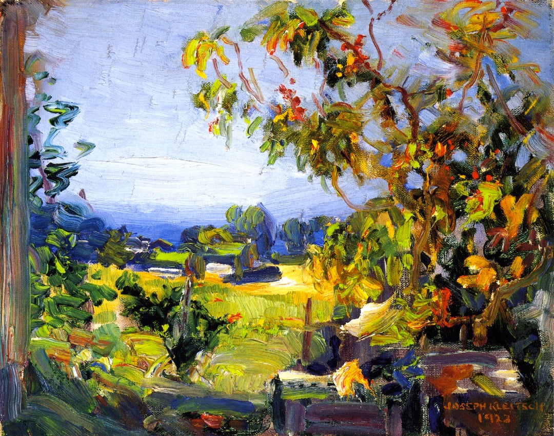 Our Garden by Joseph Kleitsch,16x12(A3) Poster