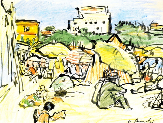 Juan-les-Pains by George Leslie Hunter,16x12(A3) Poster