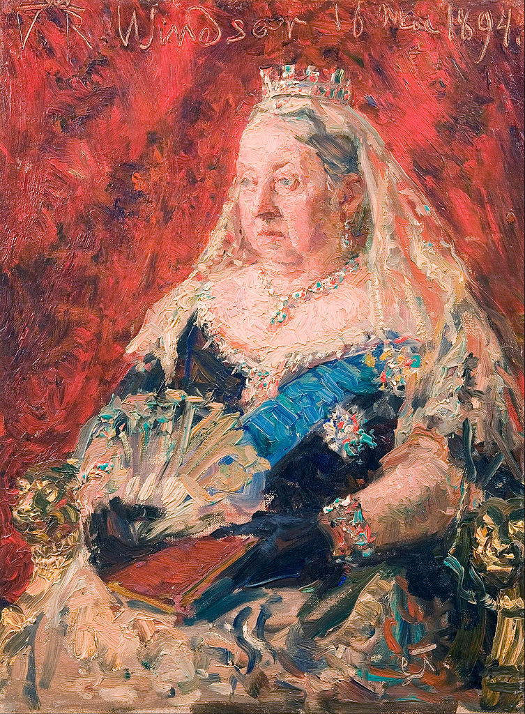 Portrait of Queen Victoria by Laurits Tuxen,A3(16x12")Poster