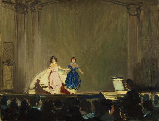 The Concert Stage, vintage artwork by Arthur Clifton Goodwin, 12x8" (A4) Poster
