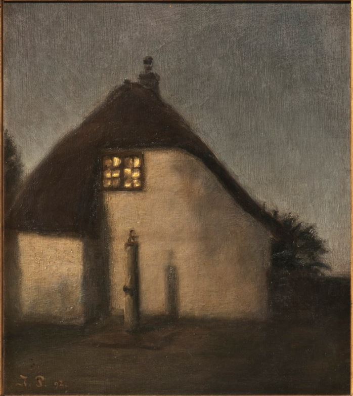 Evening after Rain, vintage artwork by Julius Paulsen, 12x8" (A4) Poster