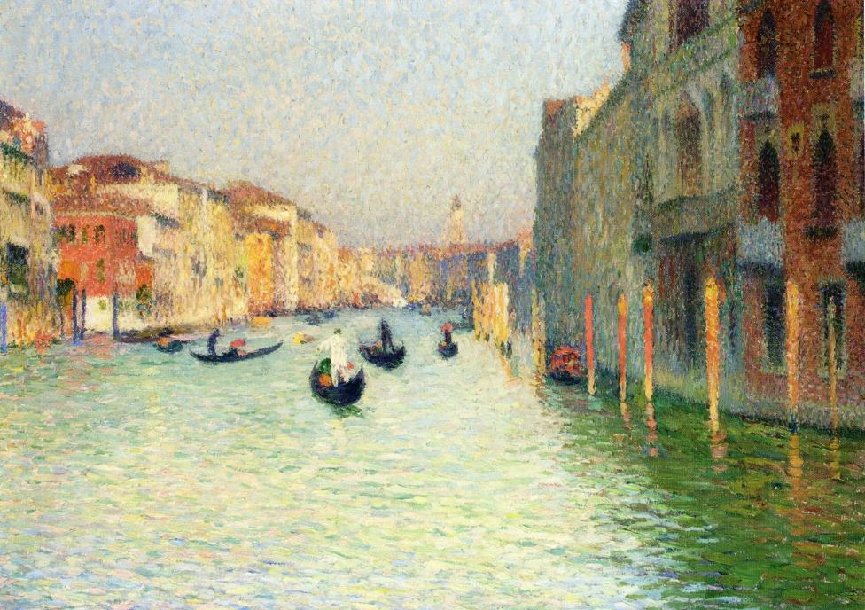 Gondolas in Venice by Henri Martin,A3(16x12")Poster