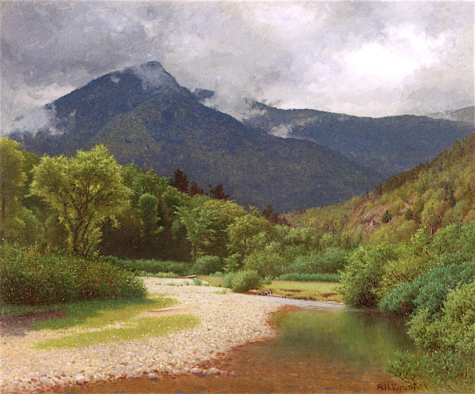 Noonmark, Keene Valley in the Adironcacks, vintage artwork by Alexander Helwig Wyant, 12x8" (A4) Poster