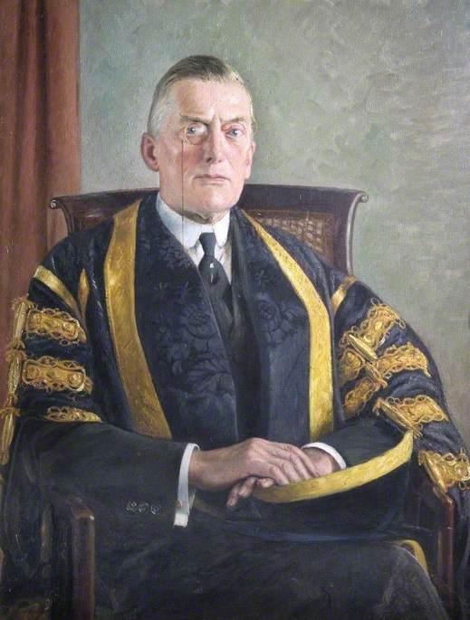The Right Honourable Sir Austin Chamberlain, vintage artwork by Sir William Rothenstein, 12x8" (A4) Poster