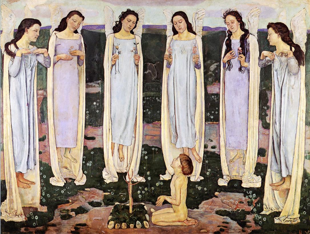 The Consecrated One by Ferdinand Hodler,A3(16x12")Poster