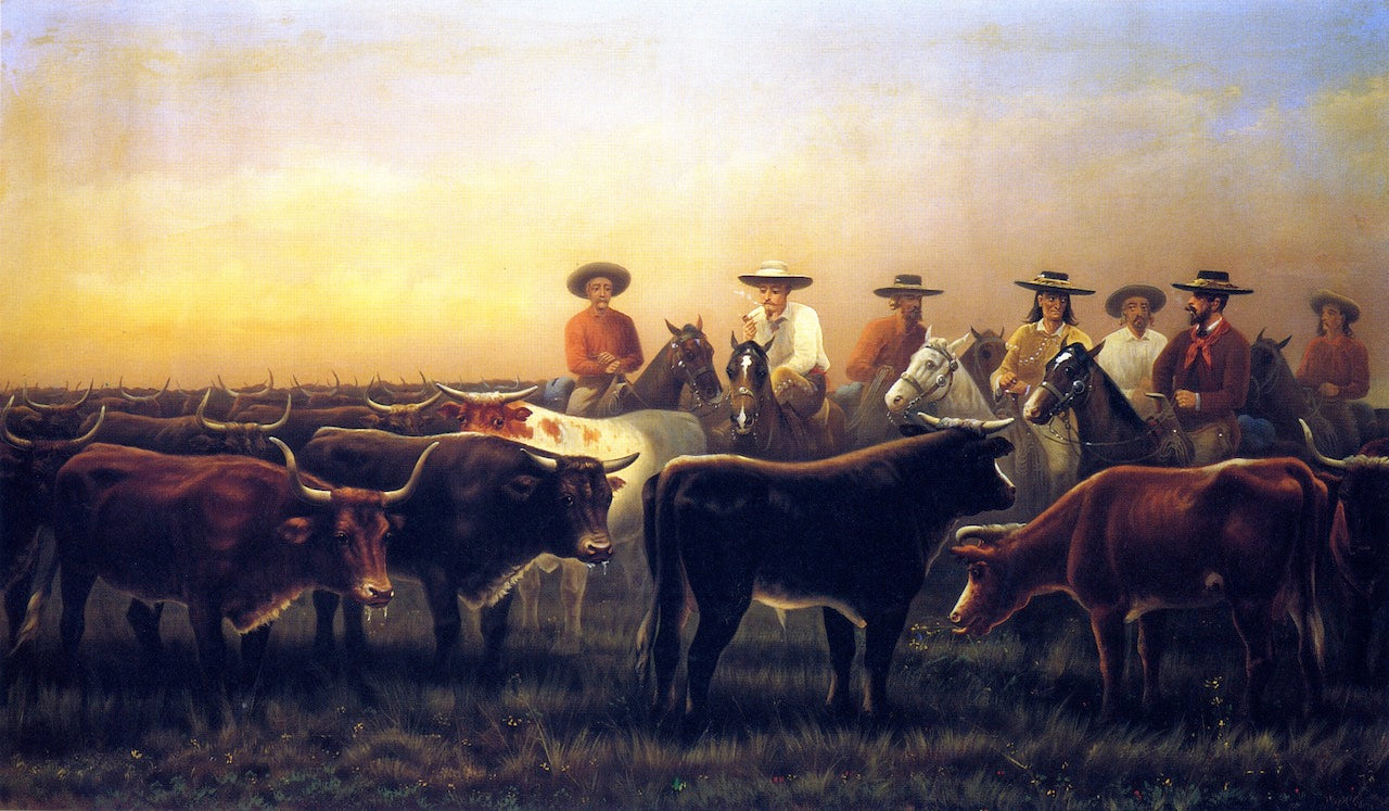 Judge of the Plains, vintage artwork by James Walker, A3 (16x12") Poster Print