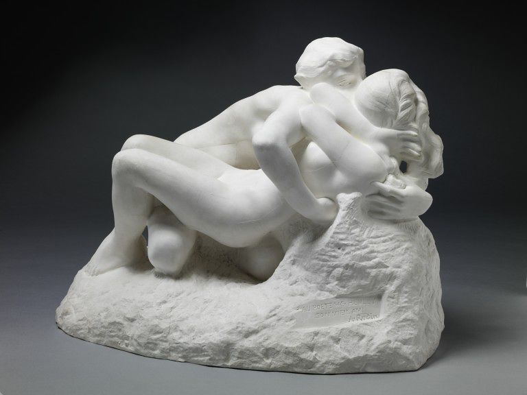 Metamorphosis of Ovid, vintage artwork by Auguste Rodin, 12x8" (A4) Poster