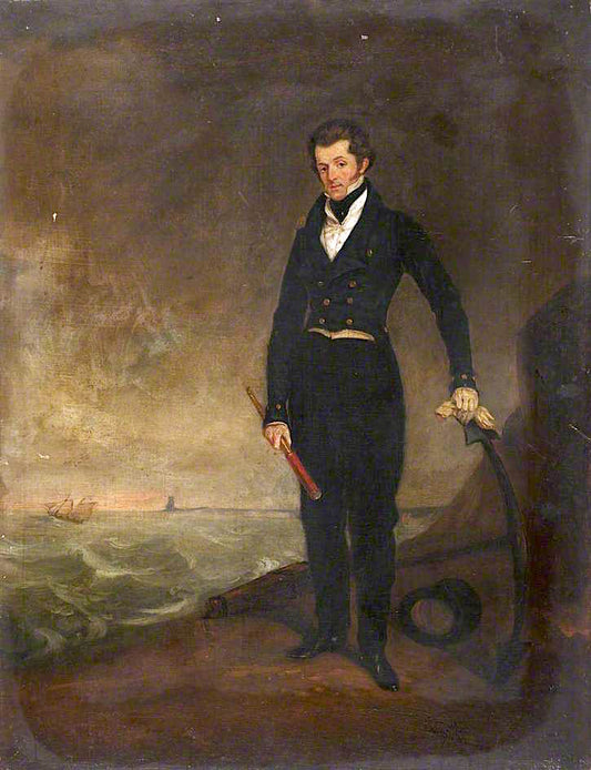 Lieutenant Henry Fortescue, vintage artwork by John E. Ferneley, Sr, 12x8" (A4) Poster