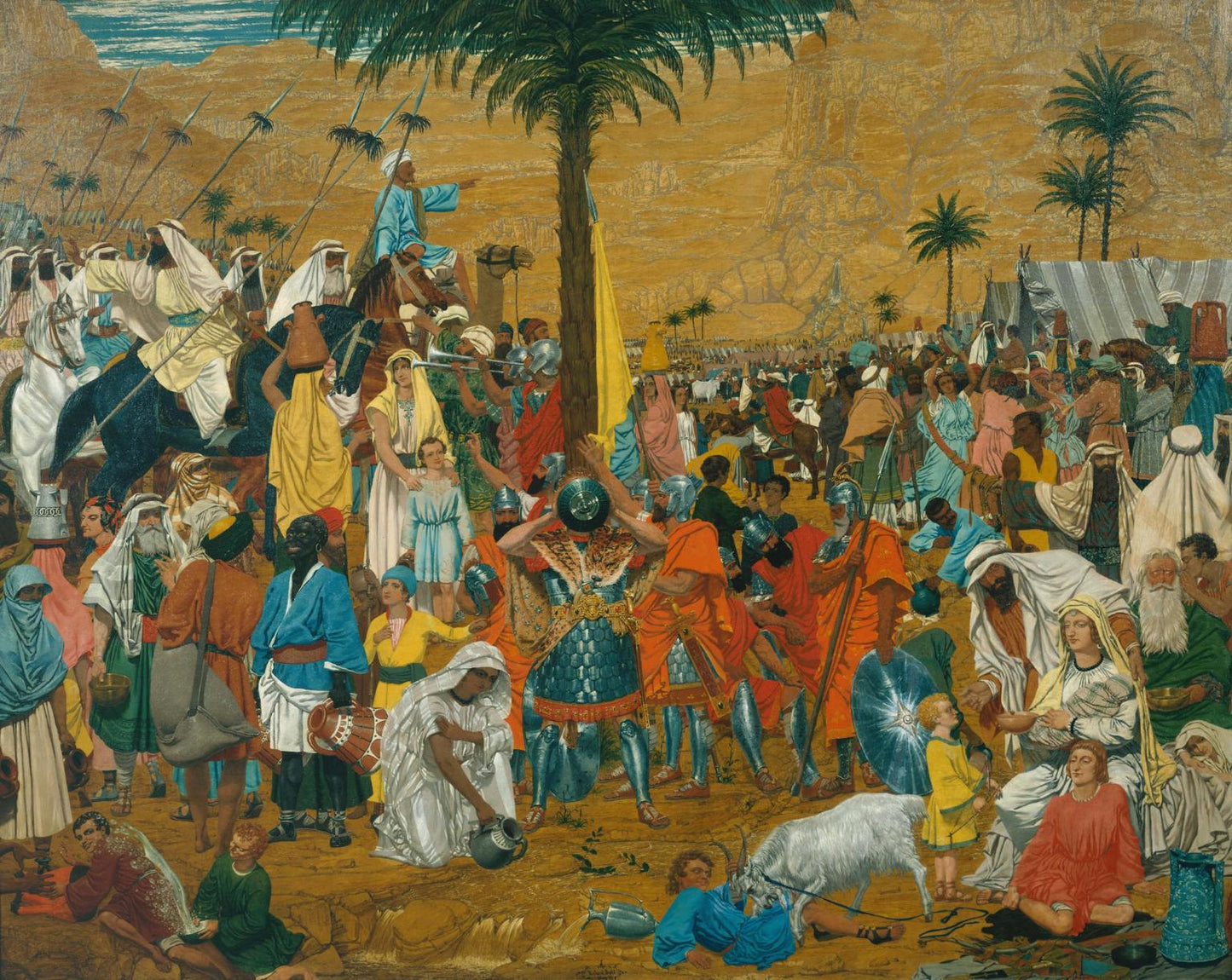 The Flight Out of Egypt, vintage artwork by Richard Dadd, A3 (16x12") Poster Print