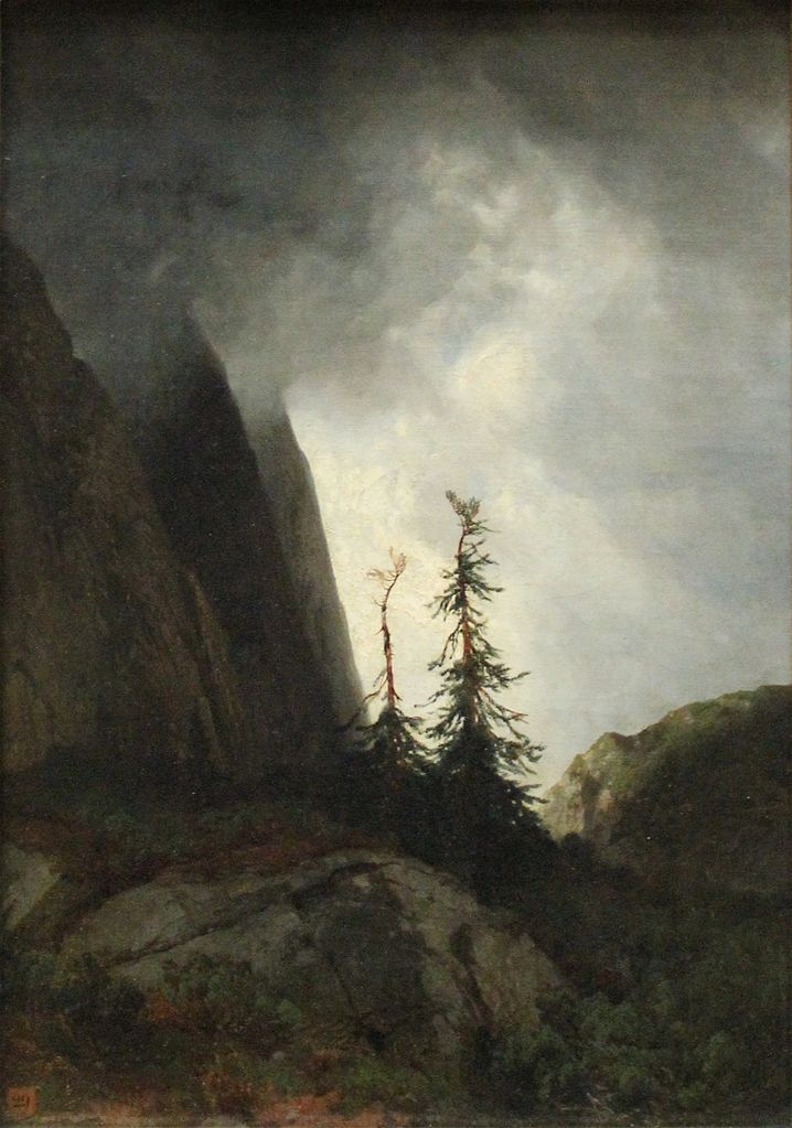 Route du Grimsel, canton de Berne, vintage artwork by Alexandre Calame, A3 (16x12") Poster Print