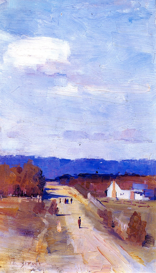 A Road to the Ranges, vintage artwork by Sir Arthur Streeton, 12x8" (A4) Poster