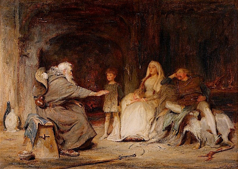 The Palmer, vintage artwork by John Pettie, RA, 12x8" (A4) Poster
