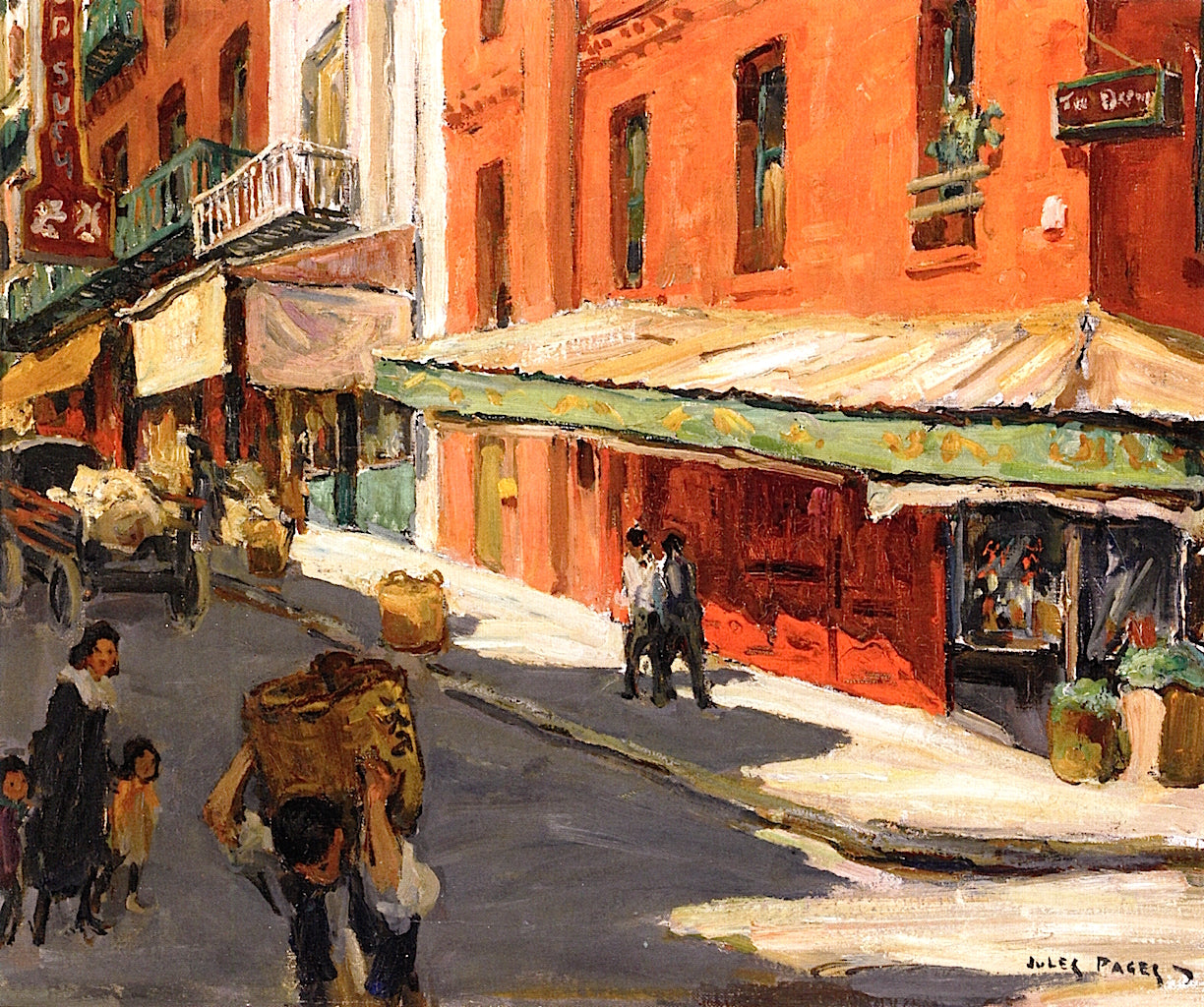 Chinatown, San Francisco by Jules Eugene Pages,A3(16x12")Poster