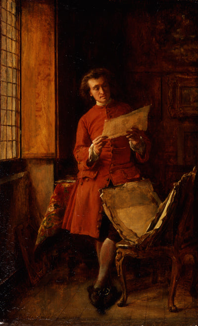 The Print Collector, vintage artwork by Jean-Louis Ernest Meissonier, A3 (16x12") Poster Print