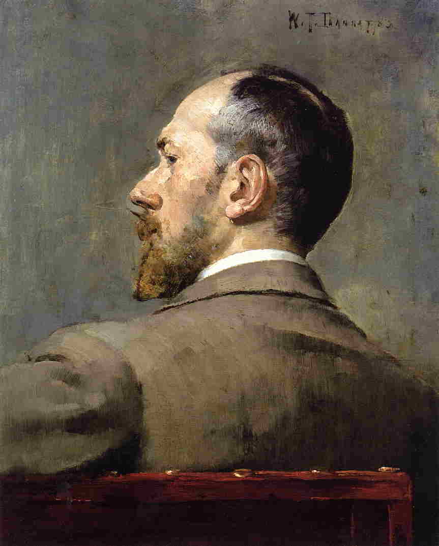 Portrait of Robert Gordon Hardie by William Turner Dannat,A3(16x12")Poster
