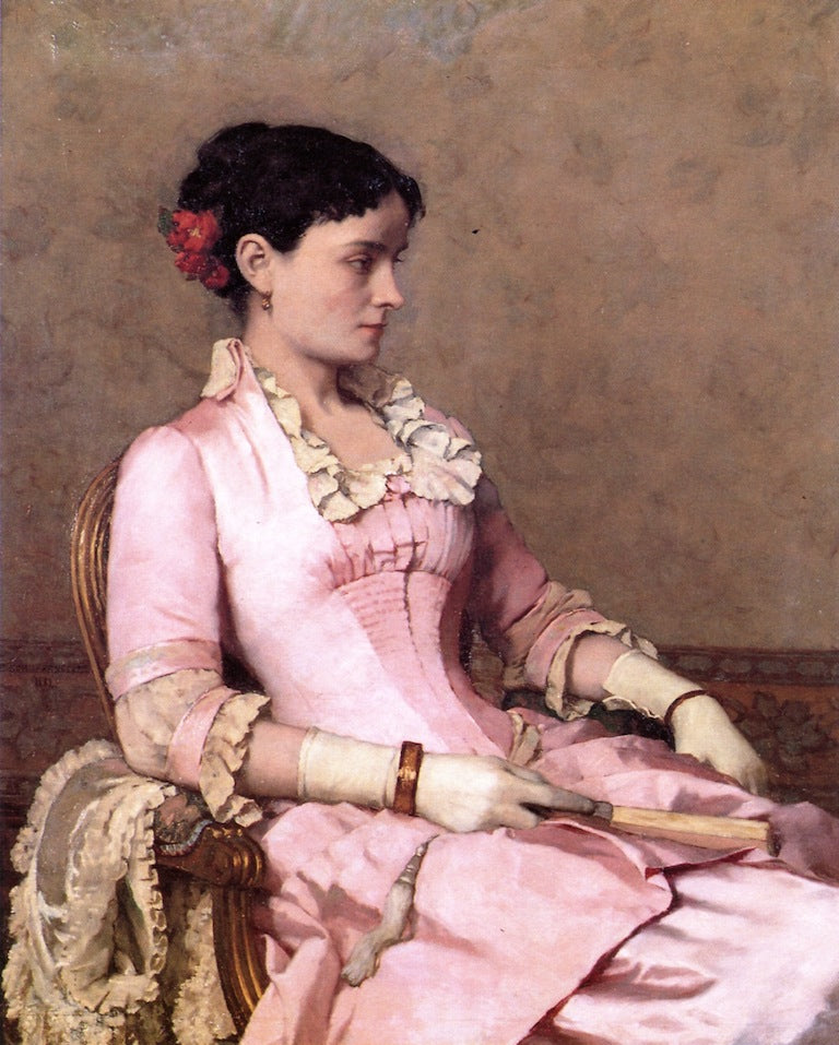 Portrait of a Woman in Pink by Claude-Emil Schuffenecker,A3(16x12")Poster